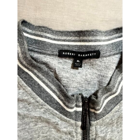 Robert Barakett Sweatshirt Adult XL Gray Full Zip Pocket Sweatshirt Mens. - Picture 2 of 9
